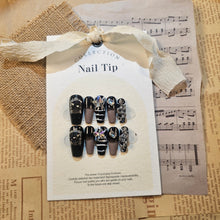 Load image into Gallery viewer, Handmade By Nail Artist Monarch’s Masquerade Press-On Nail Ensemble