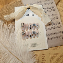 Load image into Gallery viewer, Handmade by Nail artists Enchanted Petal Elegance Press-On Nail Set