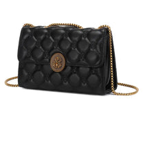 Load image into Gallery viewer, Quilted Plaid Pattern with chain Crossbody Bag