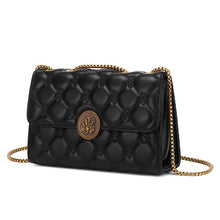 Load image into Gallery viewer, Quilted Plaid Pattern with chain Crossbody Bag