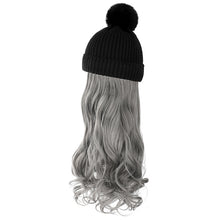 Cargar imagen en el visor de la galería, Detachable Wig Beanie in various colors showing versatility and style