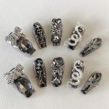 Load image into Gallery viewer, Baroque Grandeur Embellished Press-On Nails