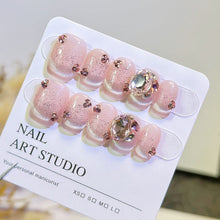 Load image into Gallery viewer, OKTAKE Rhinestone Radiance Press-On Nails | Handmade & Customized by Nail Artist