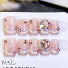 Load image into Gallery viewer, OKTAKE Rhinestone Radiance Press-On Nails | Handmade & Customized by Nail Artist