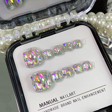 Load image into Gallery viewer, Luxurious Handmade Press-On Toenails - Available in Gold, Silver, and Laser Holographic