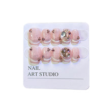 Load image into Gallery viewer, OKTAKE Rhinestone Radiance Press-On Nails | Handmade & Customized by Nail Artist
