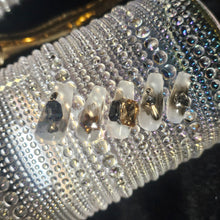 Load image into Gallery viewer, Vibrant rhinestone Nails for a bold look