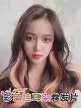 Load and play video in Gallery viewer, Multi-Colors Party Highlights Hair Extensions Synthetic Clip