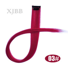 Load image into Gallery viewer, Multi-Colors Party Highlights Hair Extensions Synthetic Clip