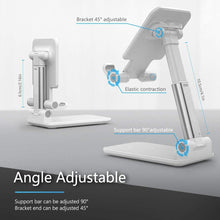 Load image into Gallery viewer, Gadjet Foldable desktop stand for mobile devices / Tablets/ Kindles