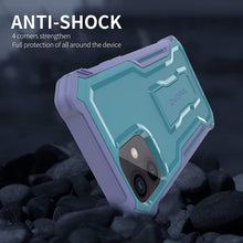 Load image into Gallery viewer, Iphone 12 Pro Military Grade Shockproof Case with Tempered Glass HD Screen Protector and Kickstand