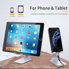 Load image into Gallery viewer, Gadjet Foldable desktop stand for mobile devices / Tablets/ Kindles