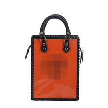 Load image into Gallery viewer, DIY Leather Upcycled Tote making kit - Luxury Designer Paper Shopping bag kit