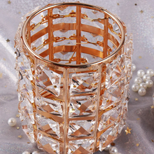 Load image into Gallery viewer, Crystal Makeup Brush Holder Bedazzled Makeup Brush Organizer Storage Cosmetics Tools Container for Dresser Vanity Bathroom Beauty