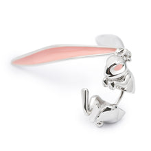 Cargar imagen en el visor de la galería, Pendientes colgantes con diseño de metal esmaltado con oreja de conejo largo punk animal