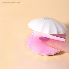 Load image into Gallery viewer, Portable Shell Mini UV Nail Lamp for travel
