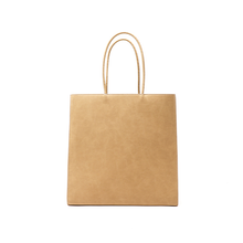 Load image into Gallery viewer, Durable calfskin brown shopping bag perfect for everyday use
