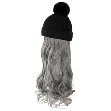 Load image into Gallery viewer, Detachable Wig Beanie in various colors showing versatility and style
