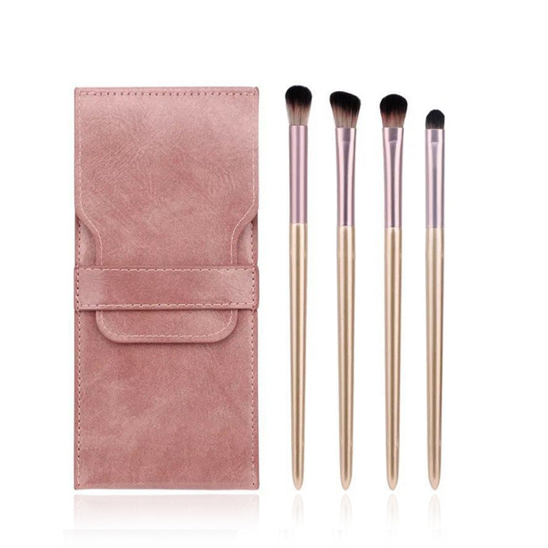Liz by gadjet Eyeshadow Brush Set,Set of 4 Storage Pouch Included,  Portable, Suitable for Traveling, Gift