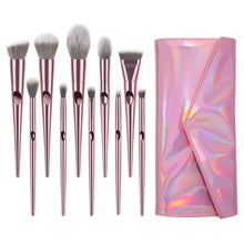Load image into Gallery viewer, 10 Piece Pro Makeup Brush Set
