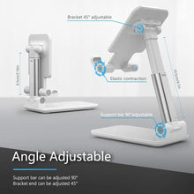 Load image into Gallery viewer, Gadjet Foldable desktop stand for mobile devices / Tablets/ Kindles
