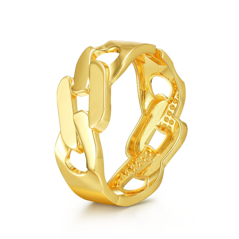 Gold-Finish Metal DANSEUSE ÉTOILE Bangle Cuff Bracelet
