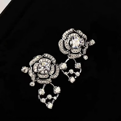 Chanel Camellia earrings