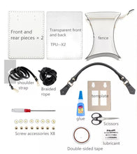 Load image into Gallery viewer, DIY Leather Upcycled Tote making kit - Luxury Designer Paper Shopping bag kit
